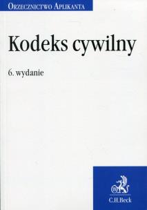 Okładka książki Kodeks cywilny Orzecznictwo Aplikanta