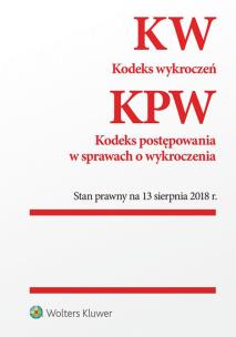 Okładka książki Kodeks wykroczeń Kodeks postępowania w sprawach o wykroczenia