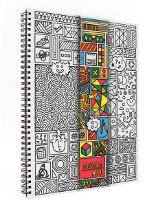 Opakowanie Kołonotatnik ozdobny A4 Doodle me!