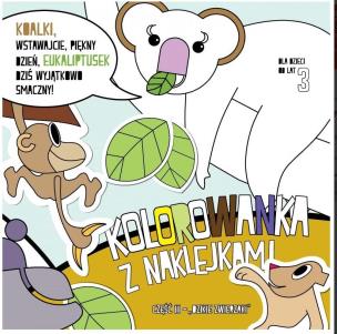 Opakowanie Kolorowanka z nakl. Dzikie Zwierzaki