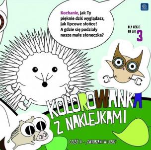 Opakowanie Kolorowanka z nakl. Zwierzaki w lesie