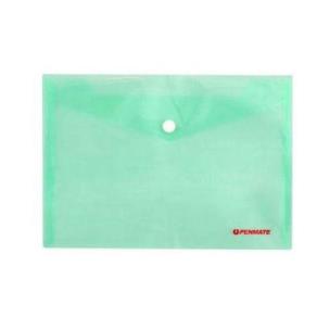 Opakowanie Koperta na zatrzask A4 PP-231 zielona PENMATE