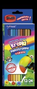 Kredki 12/24 kol.18 cm. pudełko+temperówka standard. Autor: .. Multiszop.pl Okładka książki Kredki 12/24 kol.18 cm. pudełko+temperówka standard
