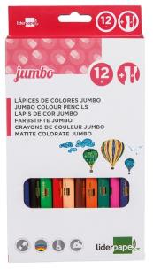 Opakowanie Kredki ołówkowe LIDERPAPEL Jumbo 12 kolorów