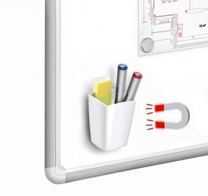 Opakowanie Kubek magnetyczny na biurko pro gloss biały 95x75x75mm