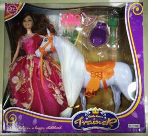 Opakowanie Lalka 30cm konik + akcesoria