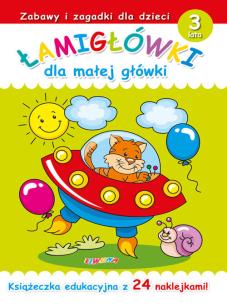 Okładka książki Łamigłówki dla małej główki 3 lata