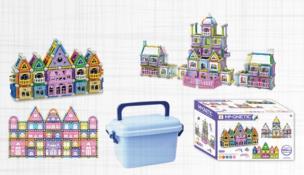 Opakowanie Magnetyczne klocki 250 szt. w wiaderku