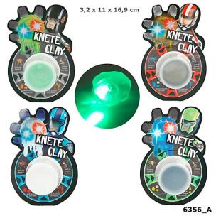 Opakowanie MASA PLASTYCZNA METALICZNA MONSTER CARS ZE ŚWIATEŁKIEM 6356A