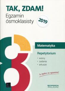Okładka książki Matematyka. Repetytorium. Wzory, zadania i arkusze. Egzamin ósmoklasisty