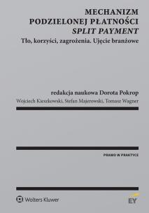 Okładka książki Mechanizm podzielonej płatności split payment
