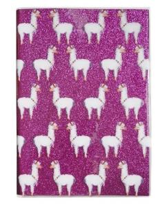 Okładka książki Notatnik A5 80kartek z brokatową okładką