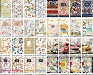 Okładka książki Notatnik ozdobny 105x165/64K kratka FRESH