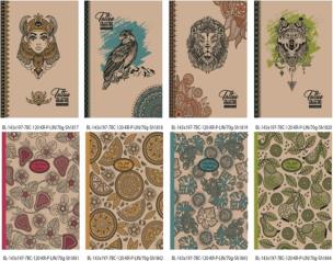 Okładka książki Notatnik ozdobny 143x197/120K linia TW FRESH