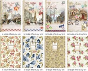 Okładka książki Notatnik ozdobny 165x240/64K kratka FRESH