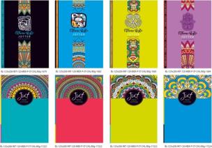 Okładka książki Notatnik ozdobny B6/120K gładki usztywniany FRESH