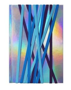 Opakowanie Notes A5 holograficzny z gumkami