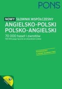 Okładka książki Nowy słownik współczesny ang-pol-ang PONS