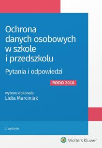 Okładka książki Ochrona danych osobowych w szkole i przedszkolu.