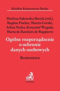 Okładka książki Ogólne rozporządzenie o ochronie danych osobowych KKB
