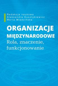 Okładka książki Organizacje międzynarodowe