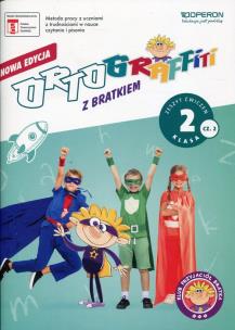 Okładka książki Ortograffiti z Bratkiem 2 zeszyt ćw. 2 OPERON