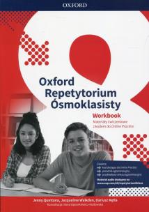 Oxford Repetytorium Ósmoklasisty Workbook with Online Practice. Autor: Quintana Jenny, Walkden Jacqueline, Kętla Dariusz. Multiszop.pl Okładka książki Oxford Repetytorium Ósmoklasisty Workbook with Online Practice