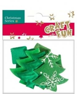 Opakowanie Ozdoba dekoracyjna choinka materiał 6el