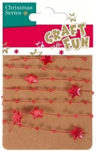 Opakowanie Ozdoba dekoracyjna łańcuch gwiazdki mix