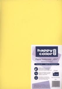 Papier kolorowy A4 Joy 25 arkuszy kanarkowy. Wydawca: GDD. Multiszop.pl Opakowanie Papier kolorowy A4 Joy 25 arkuszy kanarkowy