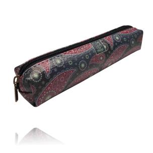 Opakowanie Piórnik mini prostokątny Oczka bordo/fuksja