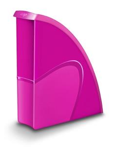 Opakowanie Pojemnik na dokumenty CEPPro Gloss, polistyren, różowy