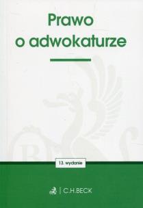 Okładka książki Prawo o adwokaturze
