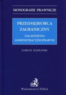 Okładka książki Przedsiębiorca zagraniczny