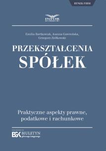 Okładka książki Przekształcenia spółek