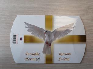 Opakowanie PUDEŁKO KOPERTA KOMUNIA MAŁA MIX WZORÓW