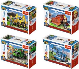 Opakowanie PUZZLE 20 MINIMAXI BOB I MASZYNY BOB BUDOWNICZY 56002 