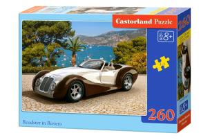 Puzzle Classic 260 Roadster in Riviera. Wydawca: Castorland. Multiszop.pl Opakowanie Puzzle Classic 260 Roadster in Riviera