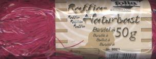 Opakowanie Rafia naturalna 50 g karminowy folia