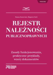 Okładka książki Rejestr należności publicznoprawnych