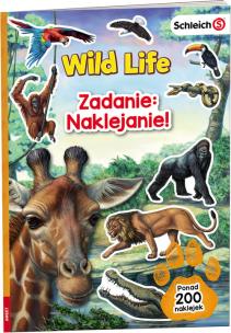 Okładka książki Schleich Wild Life Zadanie Naklejanie