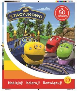 Okładka książki Stacyjkowo.ACTIVITY z NAKLEJKAMI