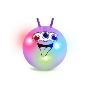 Świecąca piłka do skakania Space Hopper. Wydawca: Majdan Zabawek. Multiszop.pl Opakowanie Świecąca piłka do skakania Space Hopper