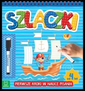 Okładka książki SZLACZKI PIERWSZE KROKI W NAUCE PISANIA OD 4 LAT