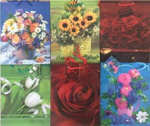 Opakowanie Torebka ozdobna laminowana PL-6 zestaw 44 kwiaty