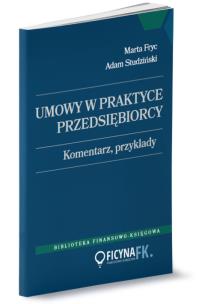 Okładka książki Umowy w praktyce przedsiębiorcy