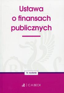 Okładka książki Ustawa o finansach publicznych