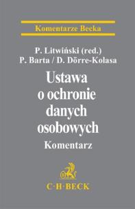 Okładka książki Ustawa o ochronie danych osobowych. Komentarz