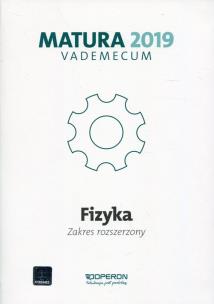 Okładka książki Vademecum 2019 LO Fizyka ZR OPERON