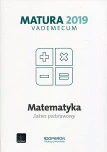 Okładka książki Vademecum 2019 LO Matematyka ZP OPERON